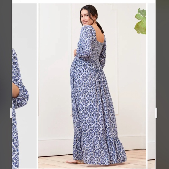 Seraphine maternity maxi dress size 4 - Picture 3 of 9